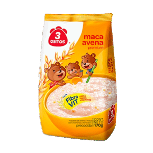 Avena 3 Ositos Maca y avena paquete x 12und/170 gr