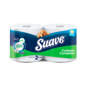 Papel Higienico Suave Verde paquete x 10und/2 rollos